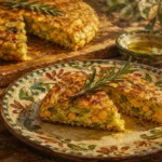 frittata mais en prei vegetarisch