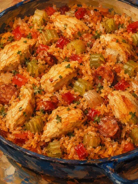 eenpansgerecht jambalaya