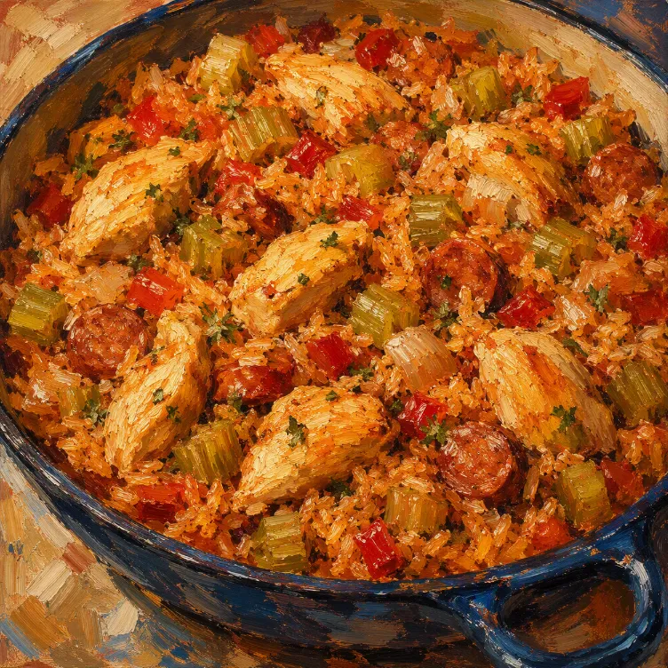 eenpansgerecht jambalaya